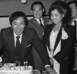 旦那であった和田浩治さんの誕生日での田村順子さん。若い頃の写真は貴重です。